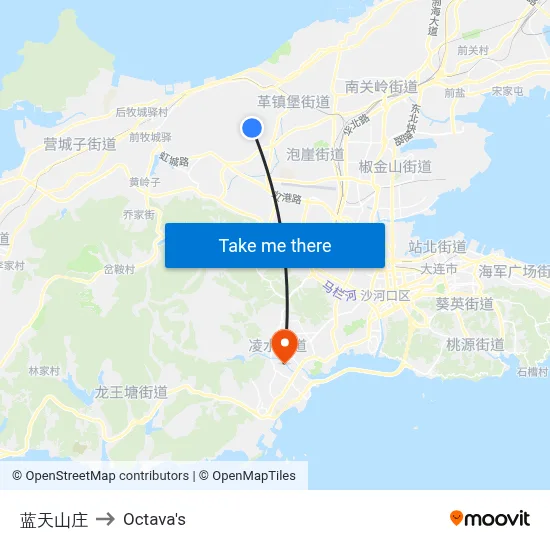 Lantian Mountain Villa to Octava's map