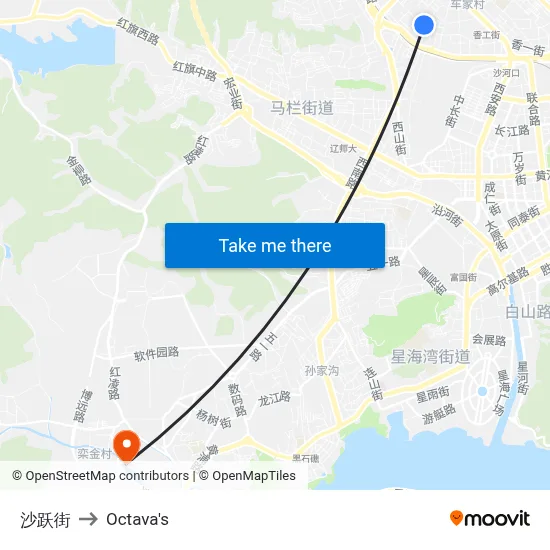 Shayue Street to Octava's map