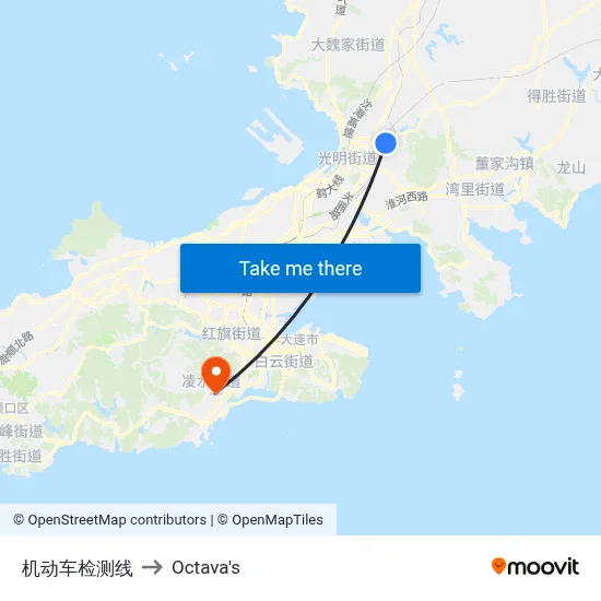Vehicle Testing Line to Octava's map