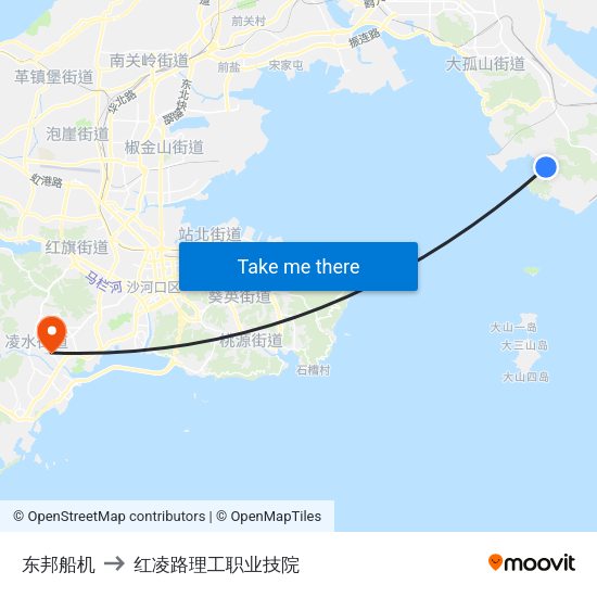 东邦船机 to 红凌路理工职业技院 map