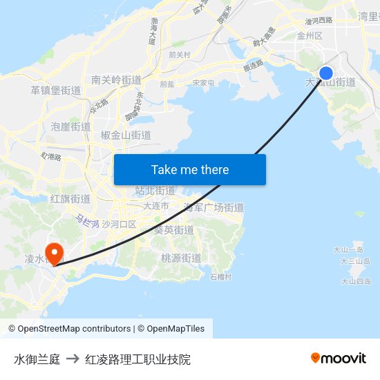 水御兰庭 to 红凌路理工职业技院 map