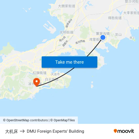 Heavy Machine Tool to DMU Foreign Experts' Building map