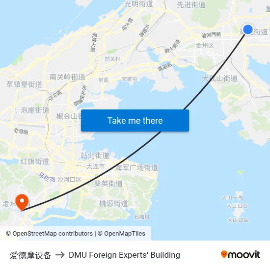 Edmore Equipment to DMU Foreign Experts' Building map