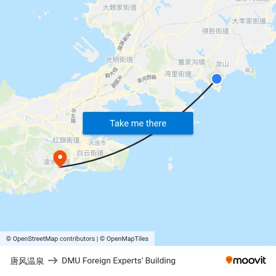 Tang Dynasty Hot Spring to DMU Foreign Experts' Building map