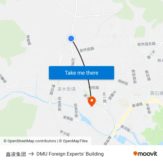Xinling Group to DMU Foreign Experts' Building map
