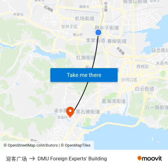 Welcome Plaza to DMU Foreign Experts' Building map