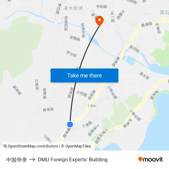China Hualu to DMU Foreign Experts' Building map
