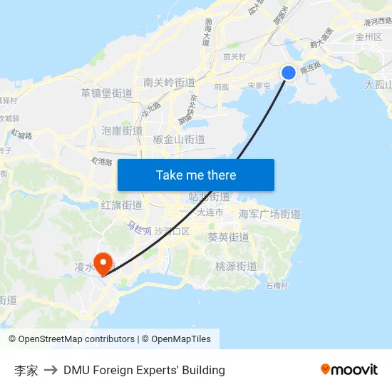 Li Family to DMU Foreign Experts' Building map
