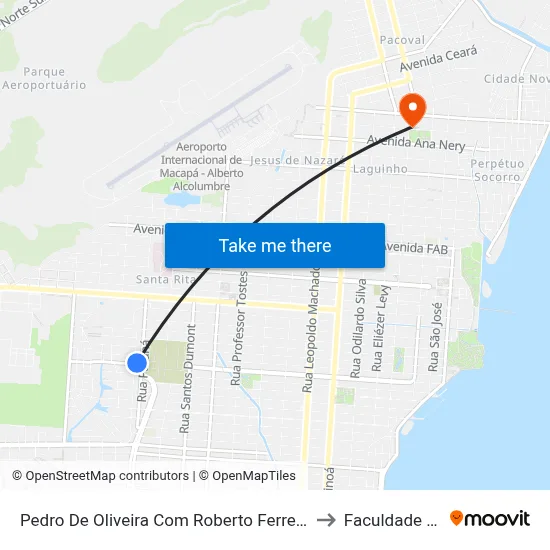 Pedro De Oliveira Com Roberto Ferreira | Sentido Oeste to Faculdade Apoena map