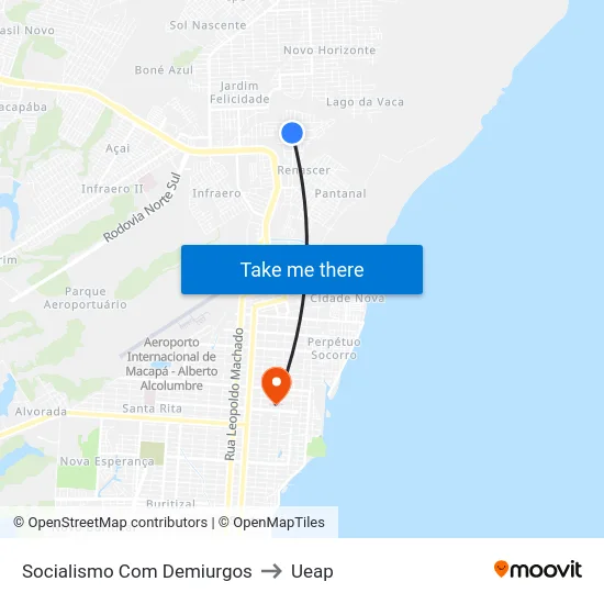 Socialismo Com Demiurgos to Ueap map