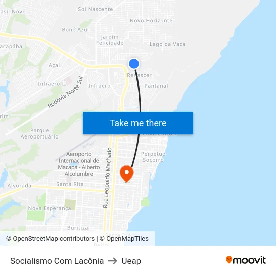Socialismo Com Lacônia to Ueap map
