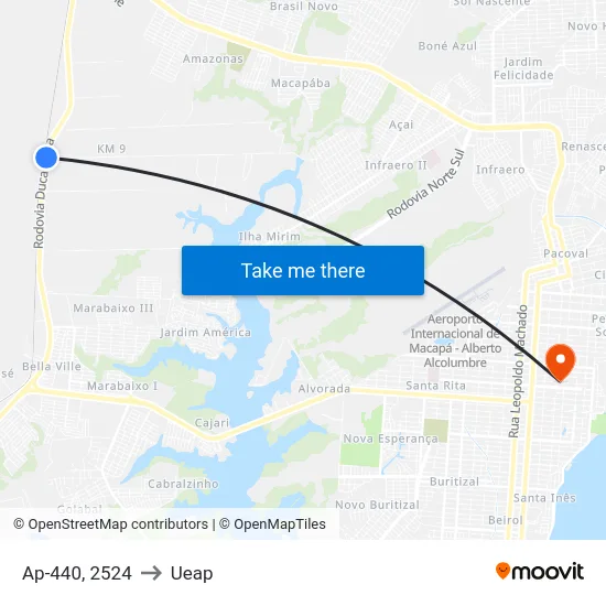 Ap-440, 2524 to Ueap map