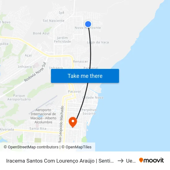 Iracema Santos Com Lourenço Araújo | Sentido Norte to Ueap map