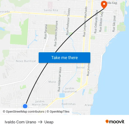 Ivaldo Com Urano to Ueap map