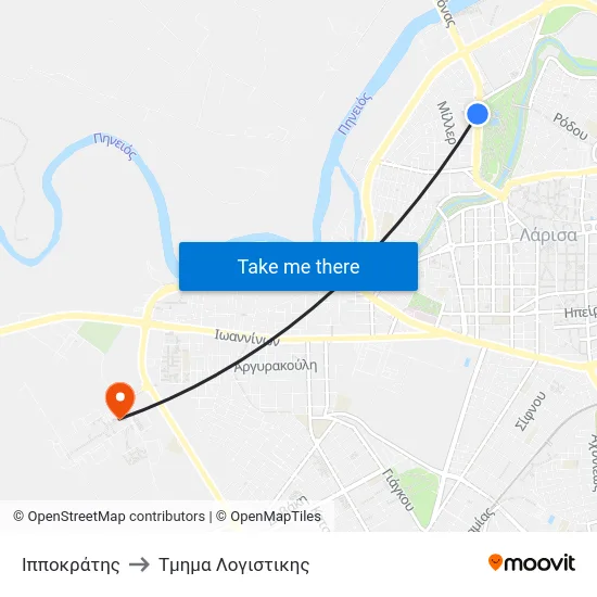 Hippocrates to Accounting Department map