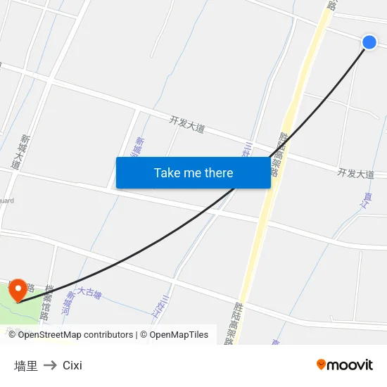 Wall Inside to Cixi map