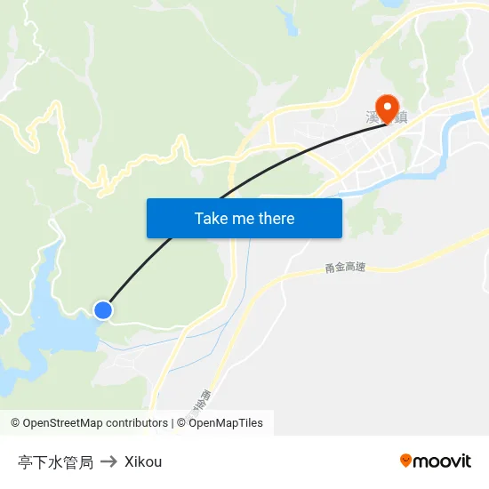 亭下水管局 to Xikou map