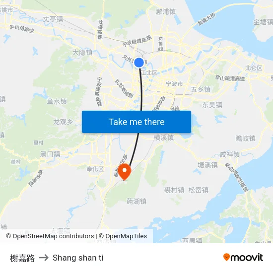 榭嘉路 to Shang shan ti map