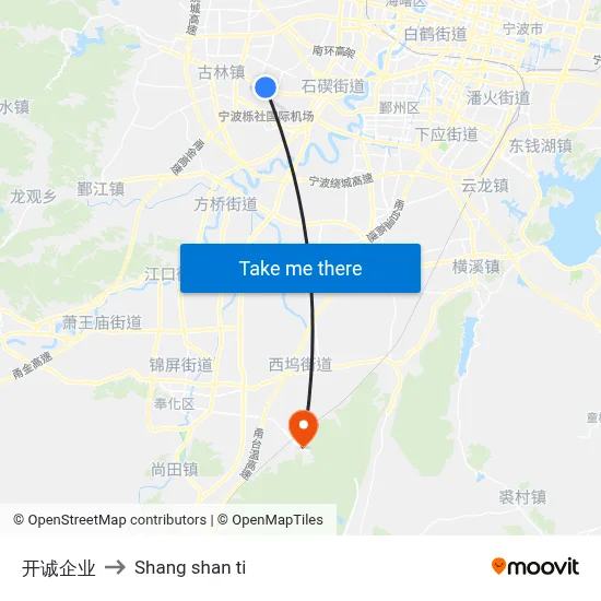 开诚企业 to Shang shan ti map