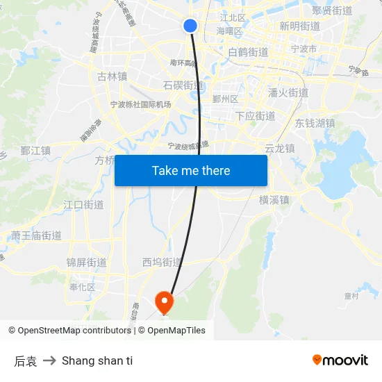后袁 to Shang shan ti map
