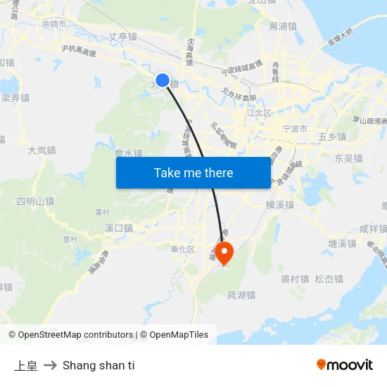 Shang Huang to Shang Shan Ti map