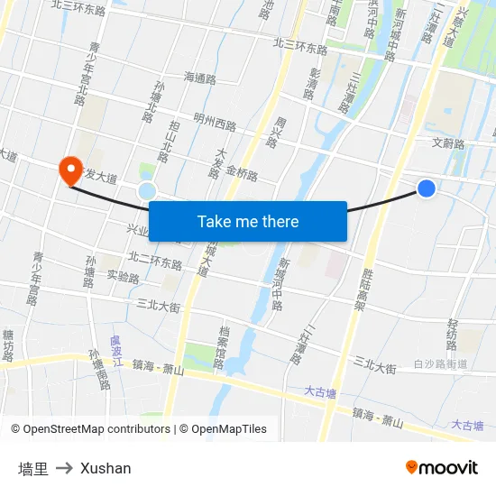 Wall Inside to Xushan map