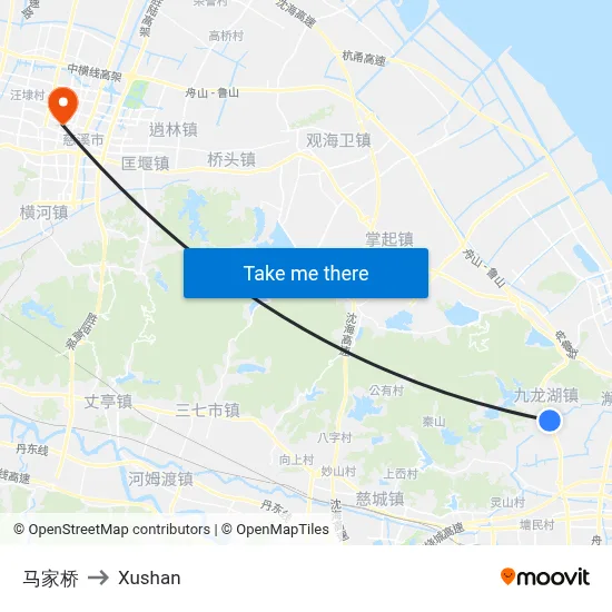 Ma Family Bridge to Xushan map