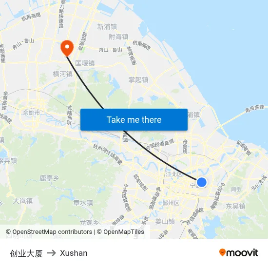 Entrepreneurship Building to Xushan map