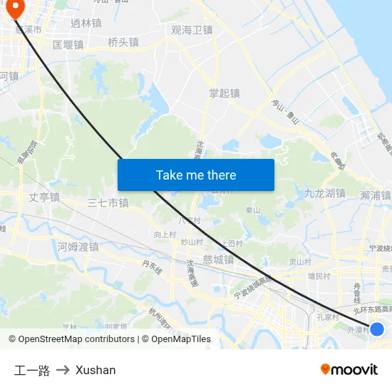 Gong 1st Road to Xushan map