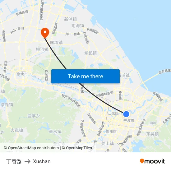 Lilac Road to Xushan map