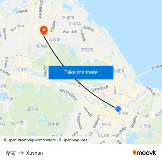 Sang Family to Xushan map