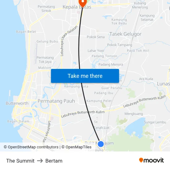 The Summit to Bertam map