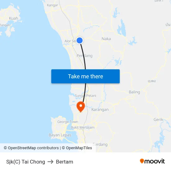 Sjk(C) Tai Chong to Bertam map