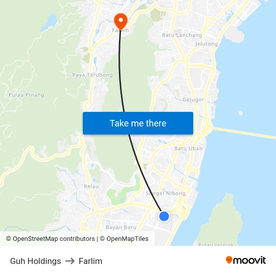 Guh Holdings to Farlim map