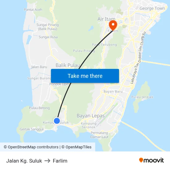 Jalan Kg. Suluk to Farlim map