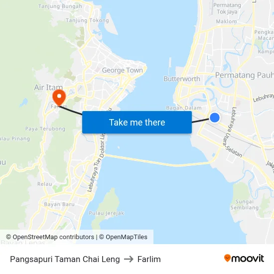 Pangsapuri Taman Chai Leng to Farlim map