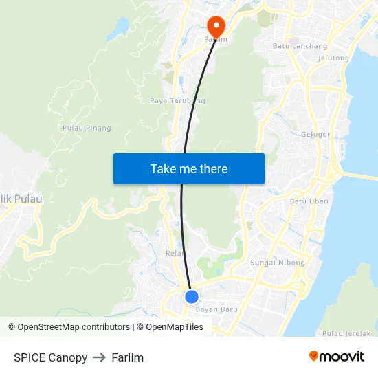 SPICE Canopy to Farlim map