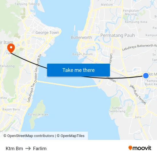 Ktm Bm to Farlim map