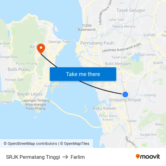 SRJK Permatang Tinggi to Farlim map