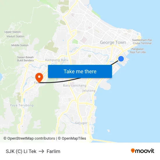 SJK (C) Li Tek to Farlim map