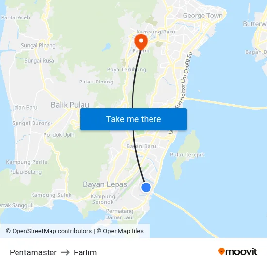 Pentamaster to Farlim map