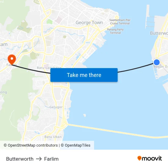 Butterworth to Farlim map