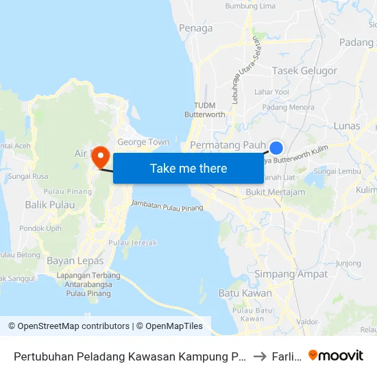 Pertubuhan Peladang Kawasan Kampung Pelet to Farlim map