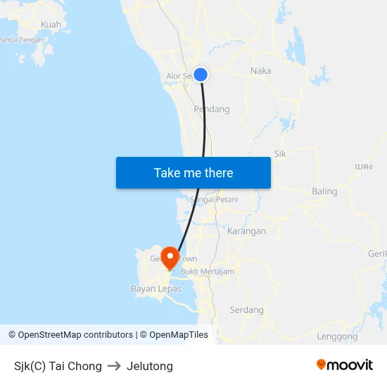 Sjk(C) Tai Chong to Jelutong map