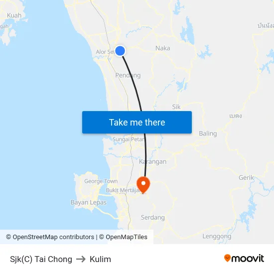Sjk(C) Tai Chong to Kulim map