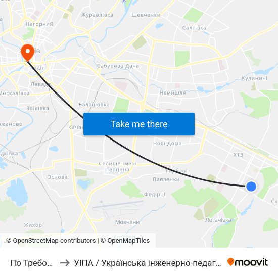По Требованию to УІПА / Українська інженерно-педагогічна академія map