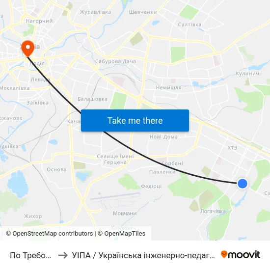 По Требованию to УІПА / Українська інженерно-педагогічна академія map