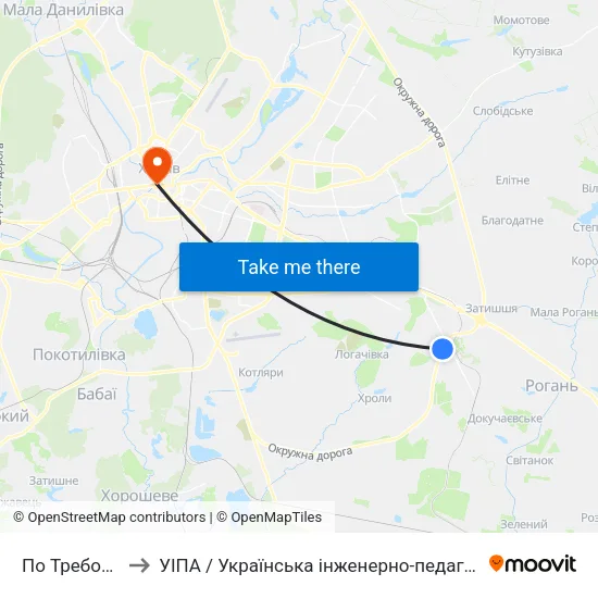 По Требованию to УІПА / Українська інженерно-педагогічна академія map