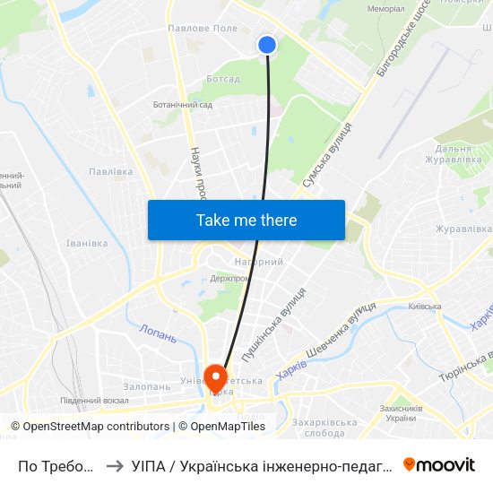 По Требованию to УІПА / Українська інженерно-педагогічна академія map