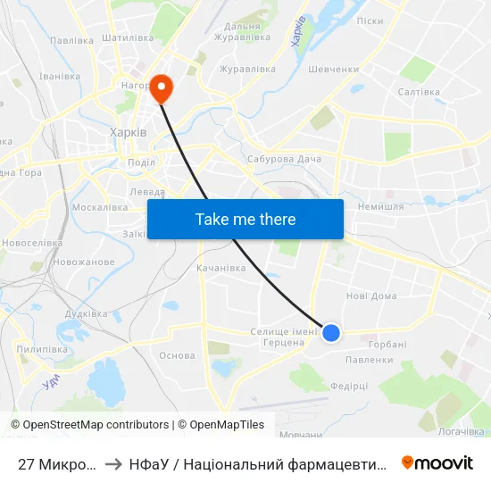 27 Микрорайон to НФаУ / Національний фармацевтичний університет map